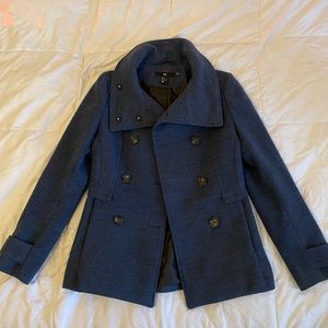 H&M Navy Winter Coat